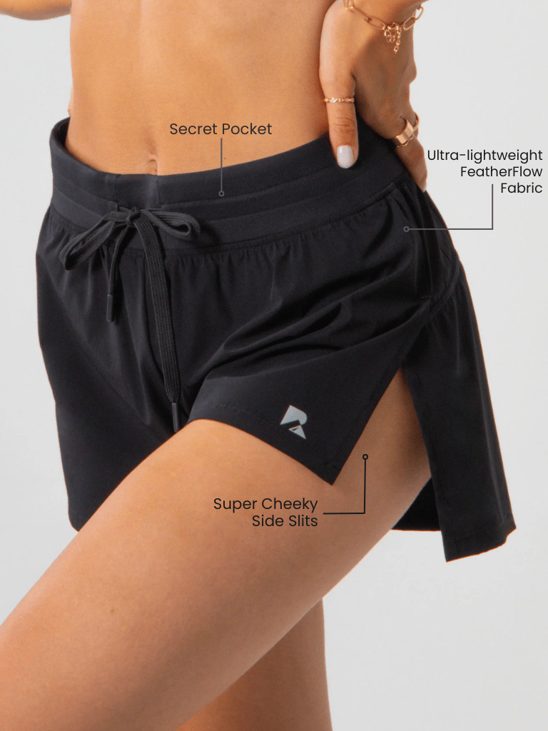Cheeky Black Flyaway Shorts